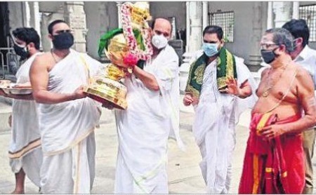 సువర్ణ విమాన శిఖర పునః ప్రతిష్ట