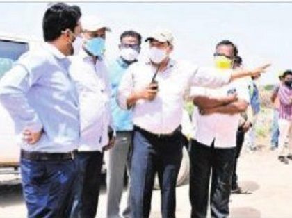 రిటైనింగ్ వాల్ పనులు ప్రారంభించాలి