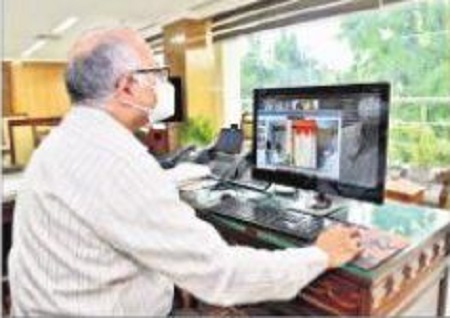 రైల్వే ఆసుపత్రిలో ఆక్సిజన్ ఉత్పాదక ప్లాంట్స్ ప్రారంభం