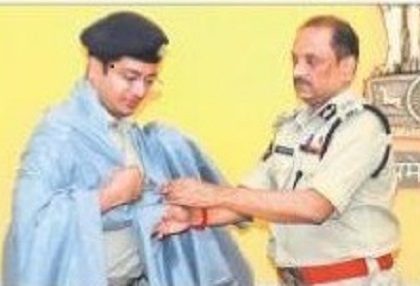 డీసీపీ విక్రాంత్ పాటిల్‌కు సత్కారం