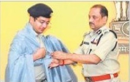 డీసీపీ విక్రాంత్ పాటిల్‌కు సత్కారం