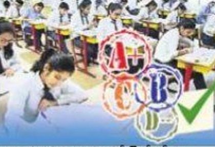 అన్ని సబ్జెక్టుల మార్కుల ఆధారంగా గ్రేడ్లు