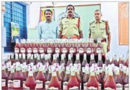 తెలంగాణ మద్యం పట్టివేత