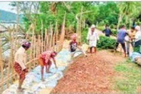 భవానీ ద్వీపంలో చురుగ్గా అభివృద్ధి పనులు