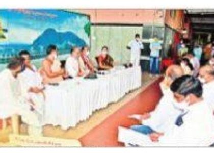 దసరా ఏర్పాట్లపై తొలి సమీక్ష
