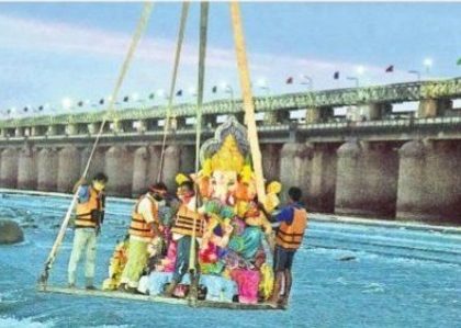 ఘనంగా గణనాథుల నిమజ్జనం