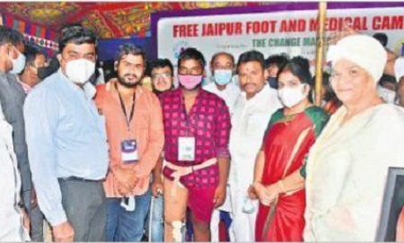 300 మందికి కృత్రిమ అవయవాల పంపిణీ