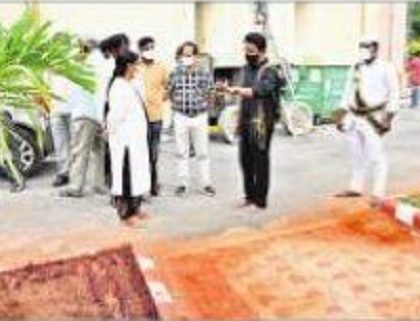 తుమ్మలపల్లి కళాక్షేత్రంలో పనుల పరిశీలన