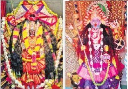 మహిషాసురమర్దినిగా అమ్మవారు