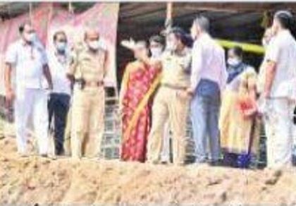భవానీ దీక్షల విరమణ ఏర్పాట్ల పరిశీలన