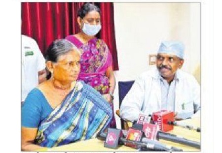 ప్రభుత్వాస్పత్రిలో అరుదైన శస్త్రచికిత్స