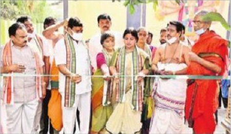 ఆలయాల అభివృద్ధికి కృషి
