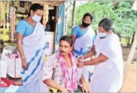 గ్రామాల్లో ముమ్మరంగా వ్యాక్సినేషన్