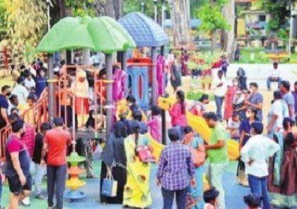 చిన్నారుల సందడి