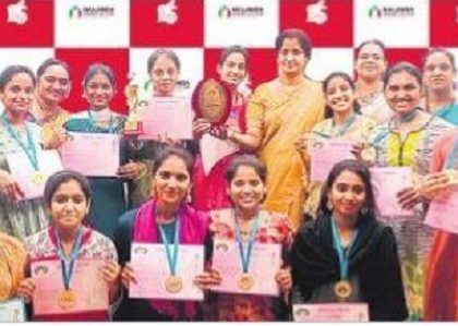 మహిళా ఫెస్ట్ లో  నలంద విద్యార్థినుల సత్తా