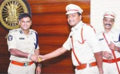 విజయవాడ పోలీస్ కమిషనర్‌ను కలిసిన జగ్గయ్యపేట ప్రాంత అధికారులు