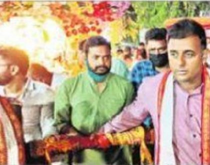 వన్ టౌన్ పీఎస్ లో అమ్మవారికి సీపీ  ప్రత్యేక పూజలు