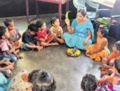 కార్పొరేట్ కు దీటుగా అంగన్ వాడీ కేంద్రాలు