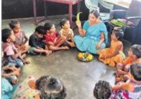 కార్పొరేట్ కు దీటుగా అంగన్ వాడీ కేంద్రాలు