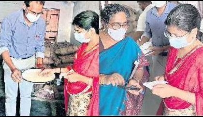 రేషన్ దుకాణాల్లో జేసీ ఆకస్మిక తనిఖీలు