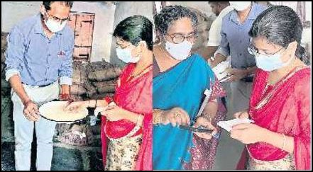 రేషన్ దుకాణాల్లో జేసీ ఆకస్మిక తనిఖీలు