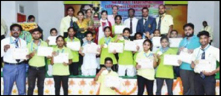 కర్రసాము పోటీల్లో కేజీబీవీ విద్యార్ధుల ప్రతిభ