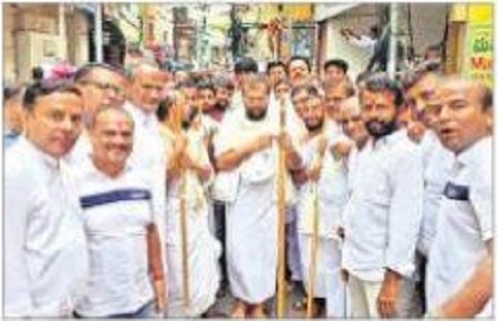 బెజవాడకు జైన గురువుల రాక