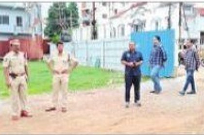 బందోబస్తు ఏర్పాట్లు పరిశీలన