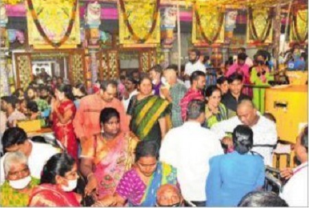 ఇంద్రకీలాద్రిపై శ్రావణ రద్దీ
