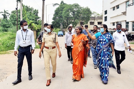 జీజీహెచ్లో సెక్యూరిటీ ఆడిట్ టీమ్ పరిశీలన