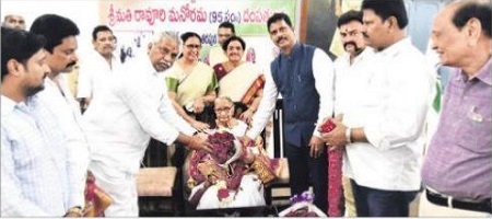రావూరి మనోరమకు ఘన సత్కారం