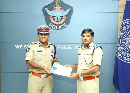 ఎన్టీఆర్  జిల్లా  సీపీకి డీజీపీ ప్రశంసలు