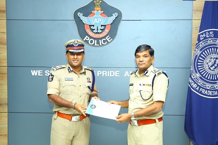 ఎన్టీఆర్  జిల్లా  సీపీకి డీజీపీ ప్రశంసలు