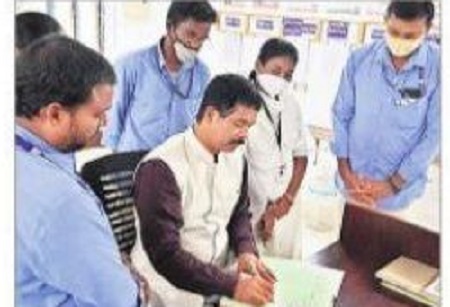సచివాలయాల్లో రికార్డుల పరిశీలన