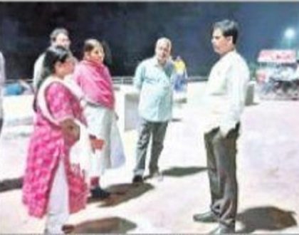 దసరా ఉత్సవాల ఏర్పాట్ల పరిశీలన
