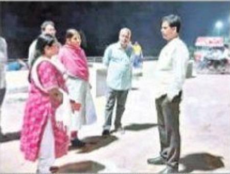 దసరా ఉత్సవాల ఏర్పాట్ల పరిశీలన