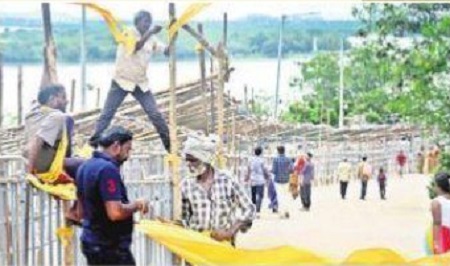 వేగంగా దసరా ఉత్సవాల పనులు