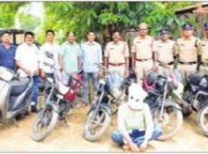 ద్వి చక్ర వాహన దొంగ అరెస్ట్