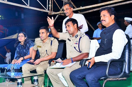 పోలీస్ అమరవీరుల సంస్మరణ దినోత్సవం భద్రతా ఏర్పాట్లను పర్యవేక్షించిన పోలీస్ కమీషనర్ గారు