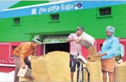 ధాన్యం సేకరణకు  చురుగ్గా ఏర్పాట్లు