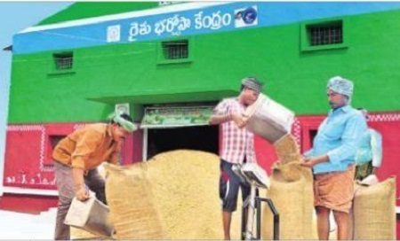 ధాన్యం సేకరణకు చురుగ్గా ఏర్పాట్లు