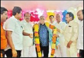 హైకోర్టు  న్యాయమూర్తి  శ్రీనివాస్ కు  ఘన  సత్కారం