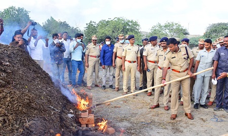 గంజాయిపై ఉక్కుపాదం