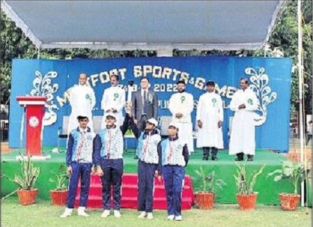 ఉత్సాహంగా  పాఠశాల క్రీడా  పోటీలు