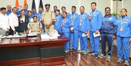 జాతీయ క్రీడల్లో రాష్ట్ర పోలీసుశాఖ  ప్రతిభ