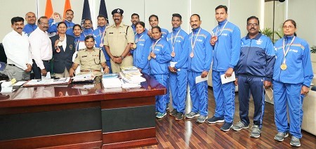 జాతీయ క్రీడల్లో రాష్ట్ర పోలీసుశాఖ  ప్రతిభ