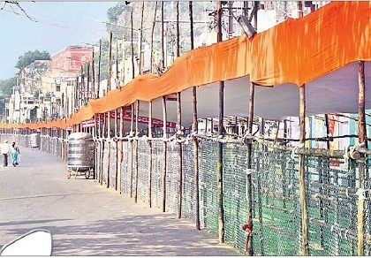 భవానీ దీక్షల విరమణకు ఏర్పాట్లు పూర్తి