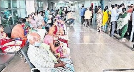 ఎయిమ్స్ కు పెరిగిన రోగుల రాక
