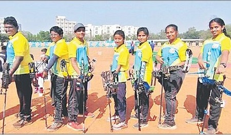 హోరాహోరీగా జాతీయ ఆర్చరీ పోటీలు
