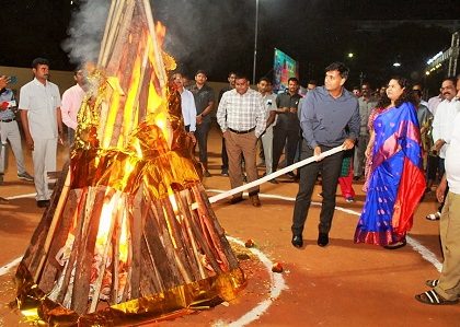 పోలీస్ కమీషనర్ శ్రీ కాంతి రాణా టాటా ఐపిఎస్ గారి నేతృత్వంలో సంక్రాంతి పండుగ సంబరాలు